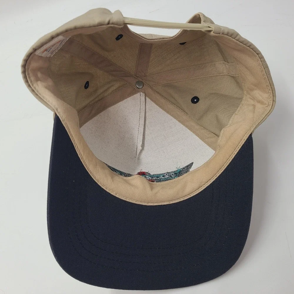 Vintage Ford Thunderbird Hat Snapback Yupoong Beige Blue Red Logo Casual Men